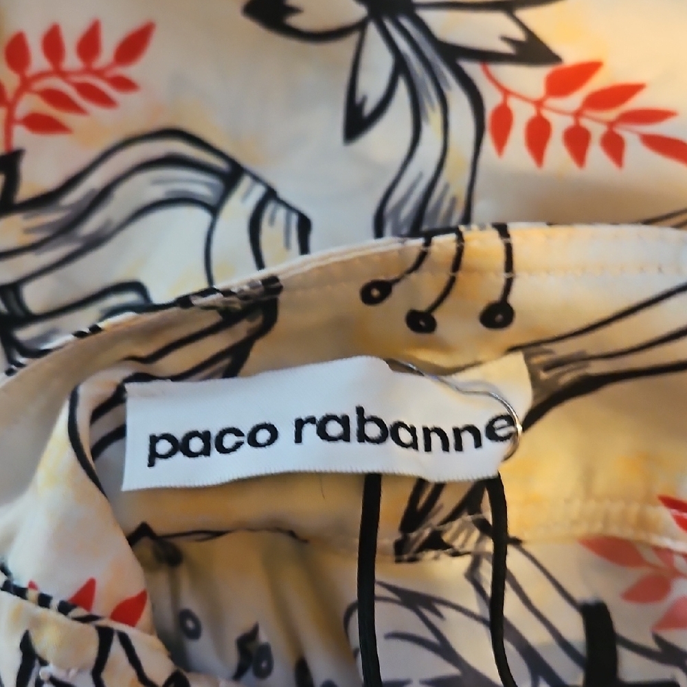 Paco Rabanne Floral Print Maxi Skirt - Picture 10 of 11